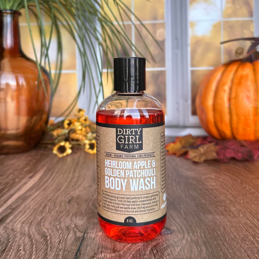 Dirty Girl Farm Heirloom Apple & Golden Patchouli Body Wash