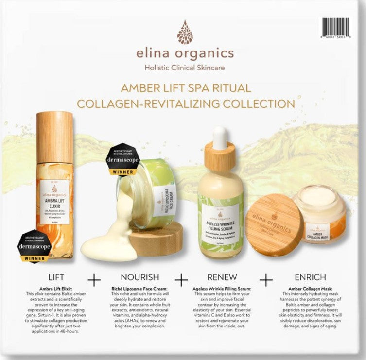 Elina Organics | Amber Lift Spa Ritual Collection Set - PREORDER