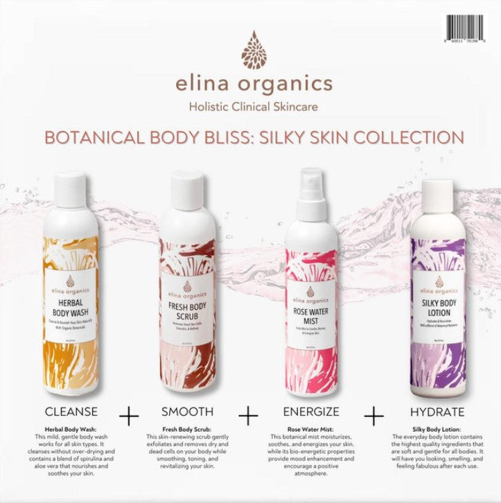 Elina Organics | Botanical Body Bliss Silky Skin Collection Set - PREORDER ONLY