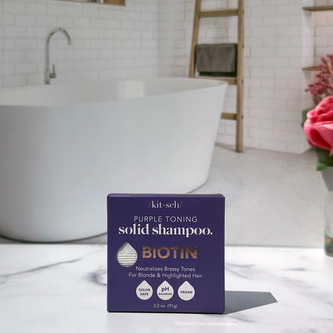 Kitsch | Purple Toning Shampoo Bar with Biotin
