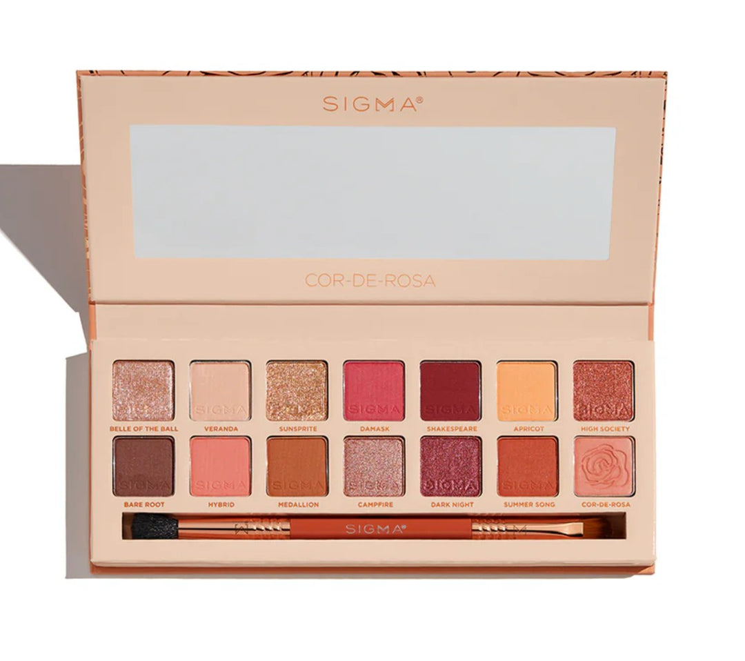 Sigma Beauty |  Cora De Rosa Large Eyeshadow Palette with Brush