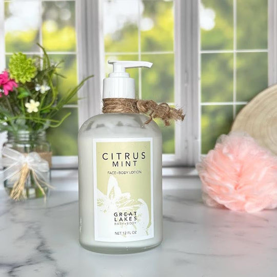 Great Lakes Bath & Body Organic, Cruelty Free, Citrus Mint Lotion