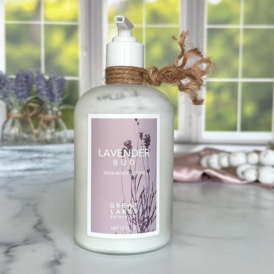 Great Lakes Bath & Body Organic, Cruelty Free, Lavender Bud Lotion