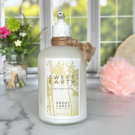 Great Lakes Bath & Body Organic, Cruelty Free, Sweet Earth Lotion
