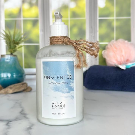 Great Lakes Bath & Body Organic, Cruelty Free Unscented Lotion