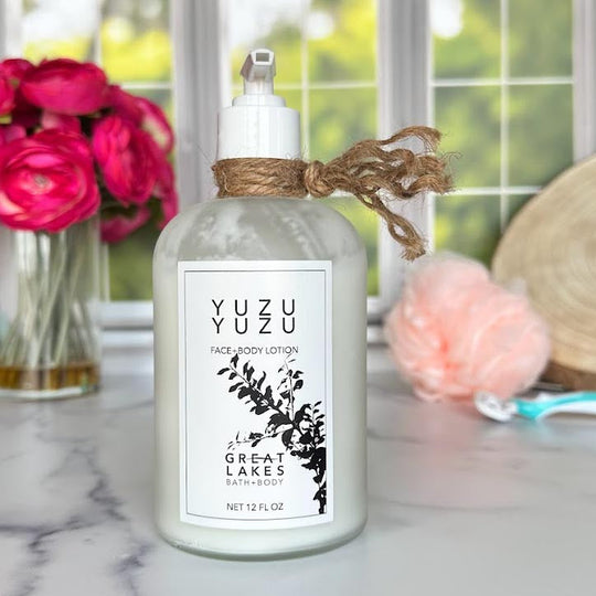 Great Lakes Bath & Body Organic, Cruelty Free, Yuzu Yuzu Lotion