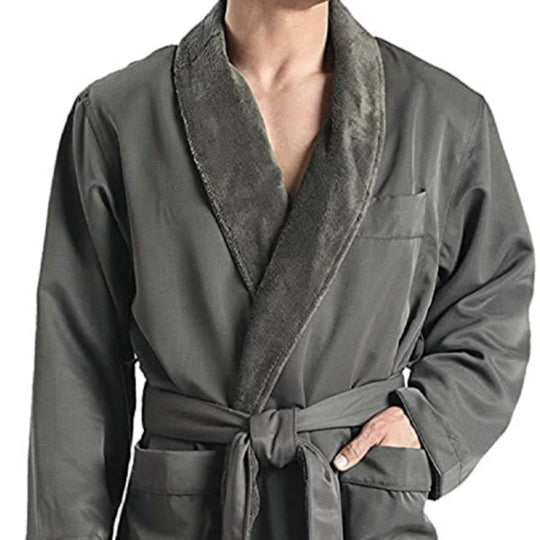 Monarch Cypress Plush Lined Robe