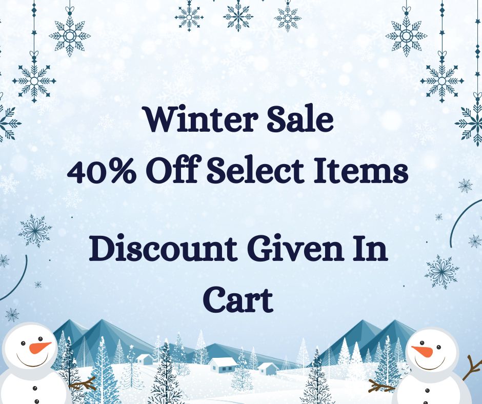 Winter Sale - 40% Off - Discount Given In Cart