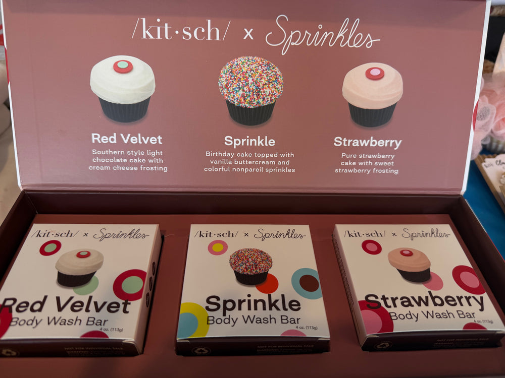 Kitsch Cupcake Sprinkles Body Wash - 3 Body Wash Bars