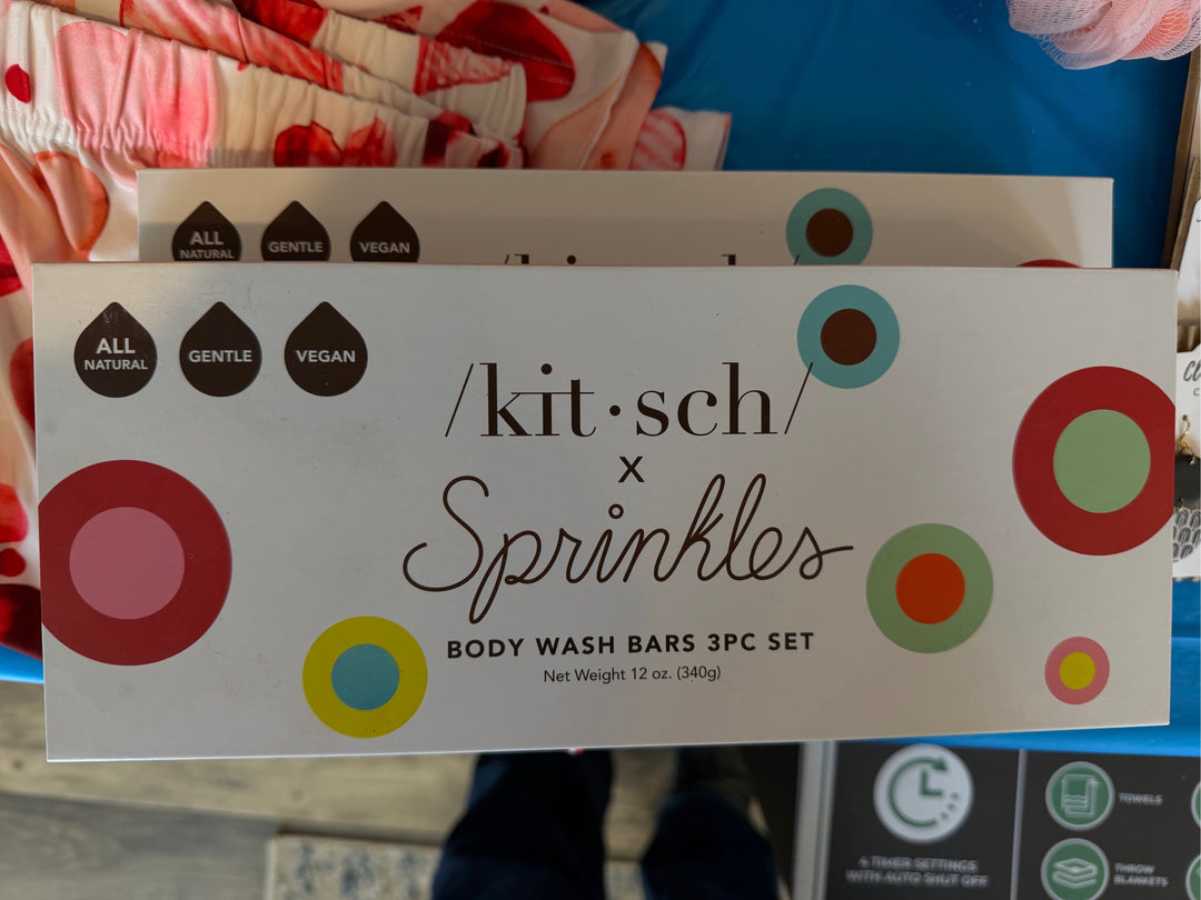 Kitsch Cupcake Sprinkles Body Wash - 3 Body Wash Bars