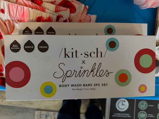 Kitsch Cupcake Sprinkles Body Wash - 3 Body Wash Bars