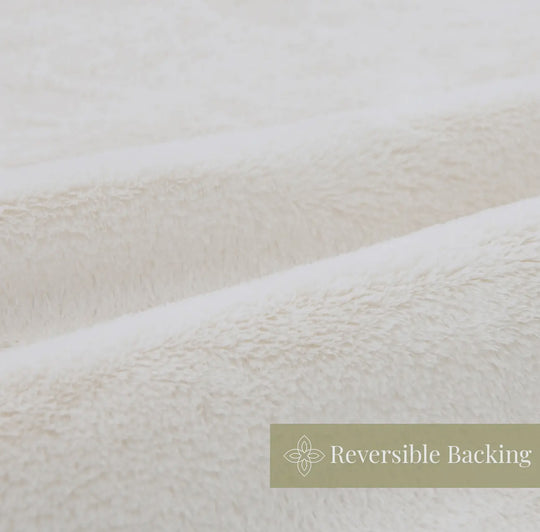 Aston & Arden | White Cottontail Faux Fur Throw