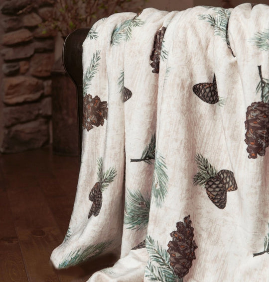Linen Mart | Pine Throw Blanket
