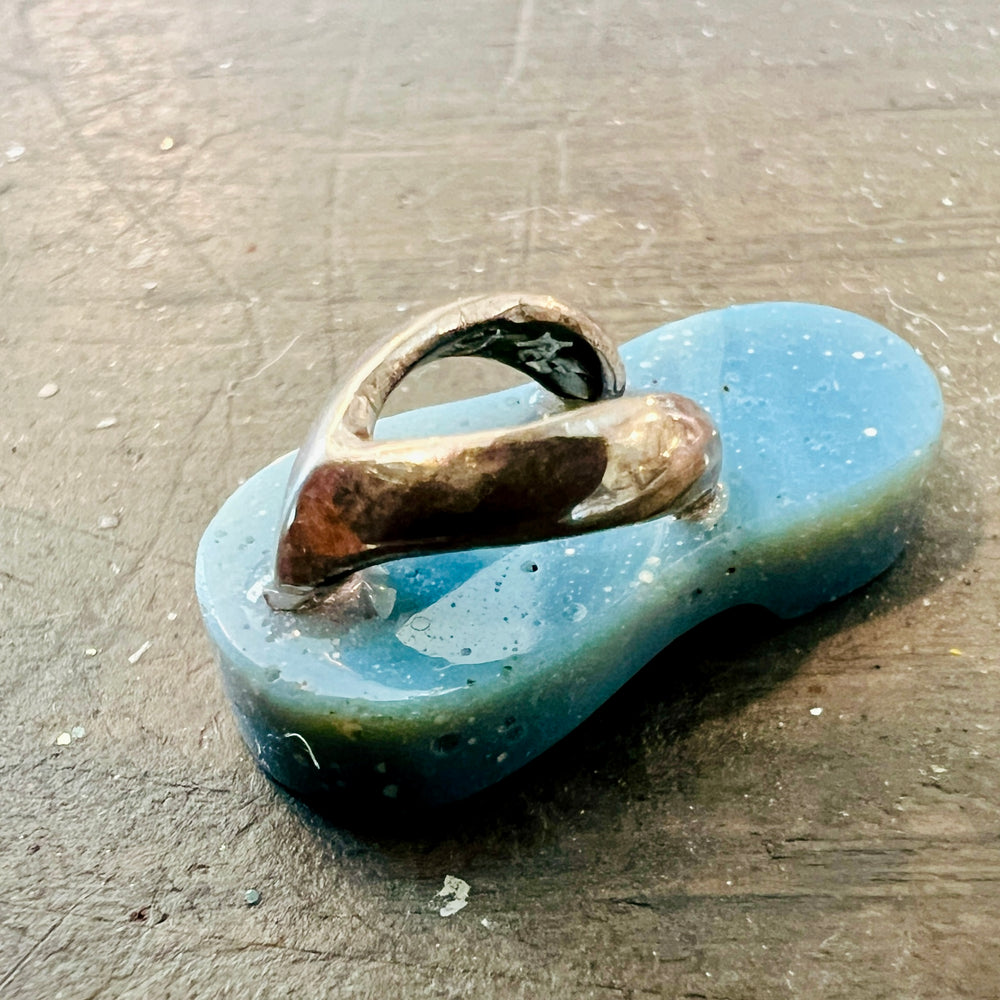50% OFF SALE Leland Blue Flip Flop Charm ONLY