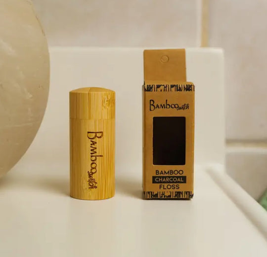 Bamboo Switch | Bamboo Refillable Floss Holder with Floss