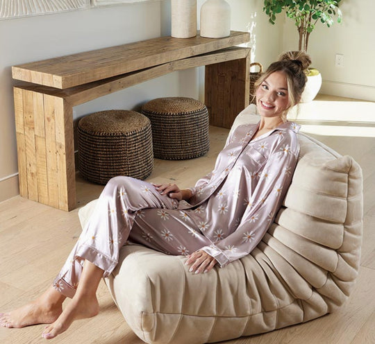 Bella Sleep | Satin 2 Piece Pajama Pant Set