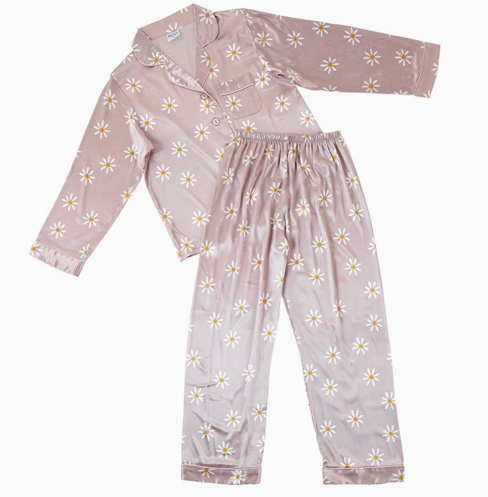 Bella Sleep | Satin 2 Piece Pajama Pant Set
