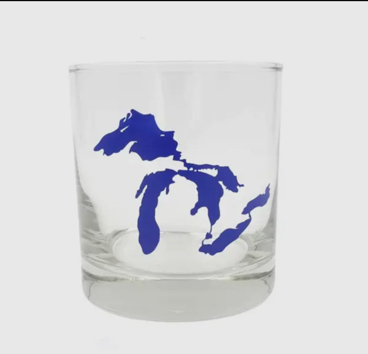 City Bird Michigan Skyline Rocks Glass - Thumbnail 2