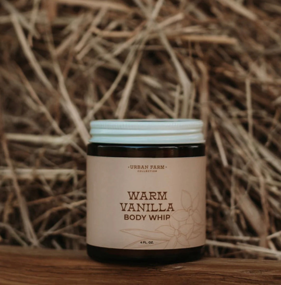 Warm Vanilla Tallow Body Whip 2oz - Urban Farm