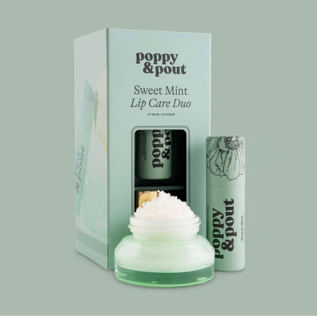 Poppy & Pout Lip Duo (sweet mint)