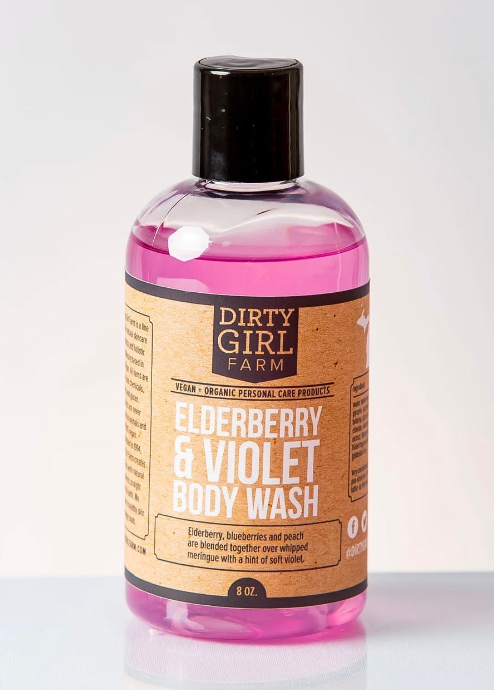 Dirty Girl Farm Body Wash Elderberry & Violet