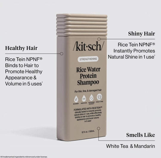 Kitsch - Strengthening Rice Shampoo & Conditioner Combo