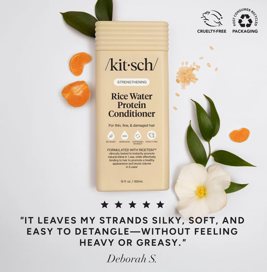 Kitsch - Strengthening Rice Shampoo & Conditioner Combo