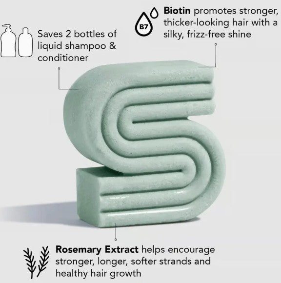 Kitsch | Rosemary & Biotin Shampoo Bar