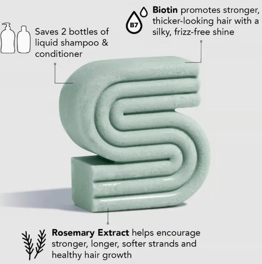 Kitsch | Rosemary & Biotin Shampoo Bar