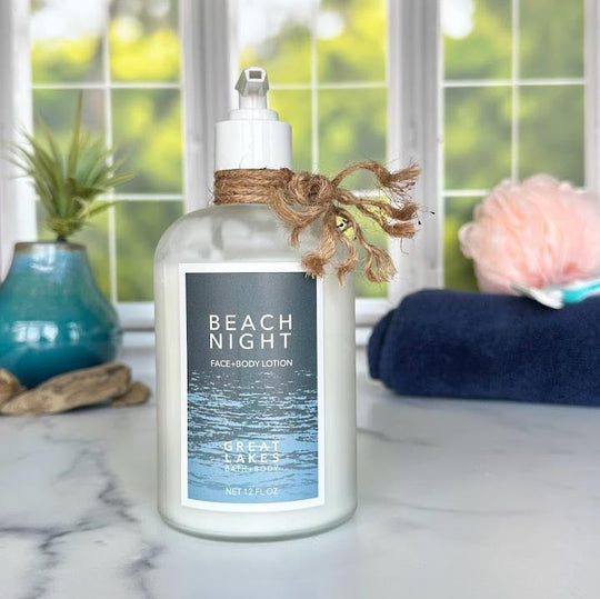 Great Lakes Bath & Body Organic, Cruelty Free Beach Night Lotion
