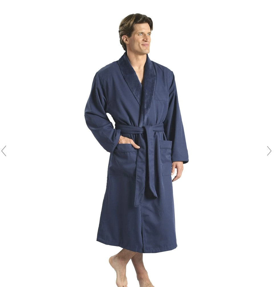 Monarch Cypress buy Microfiber Robe in Navy