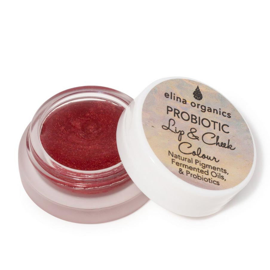 Elina Organics Probiotic Lip and Cheek Colour in Red